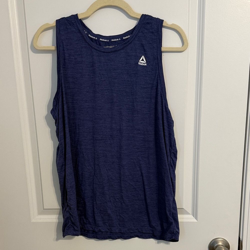 Reebok Women's Deep Blue Muscle Tee